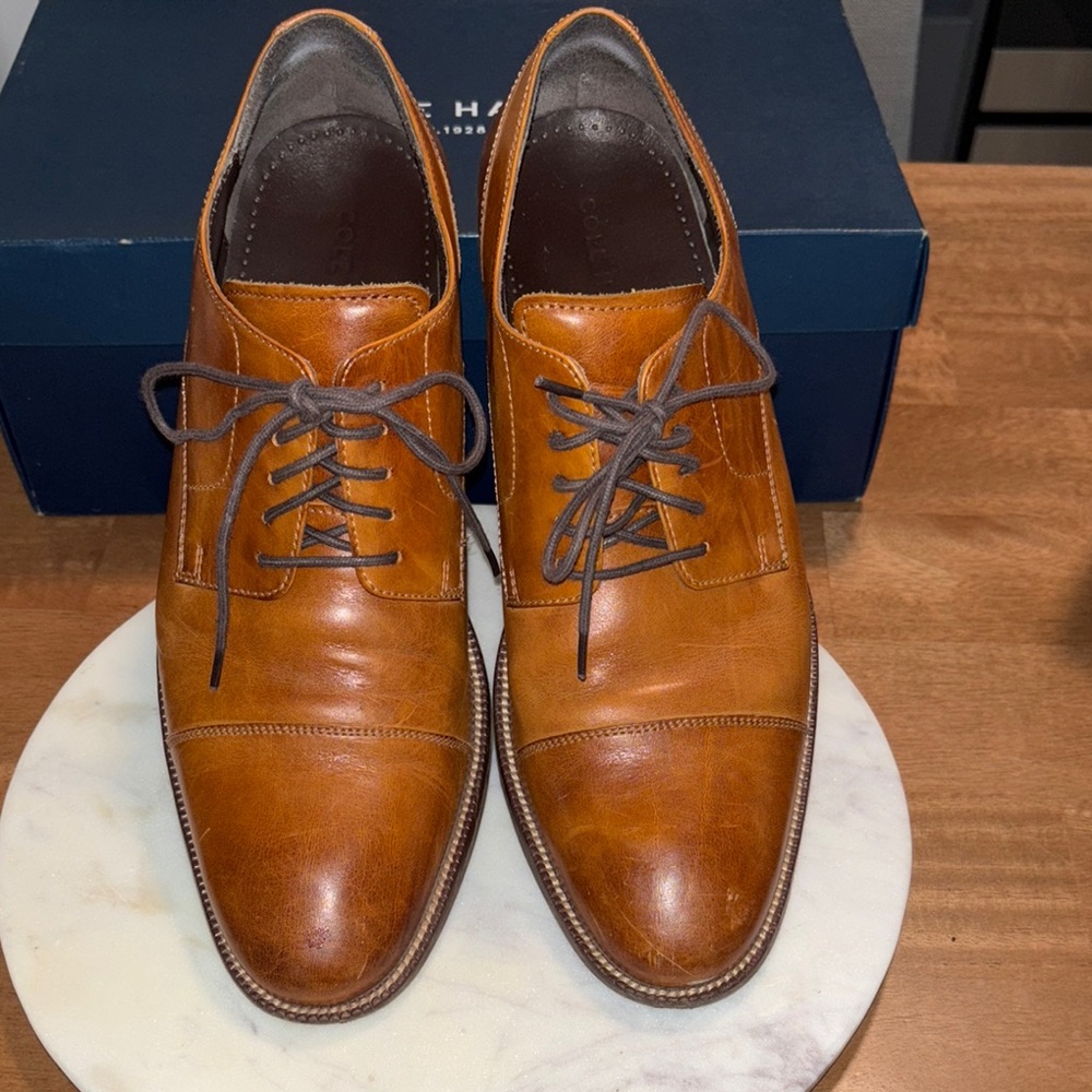 Cole Haan  Brown Leather Dress Shoes